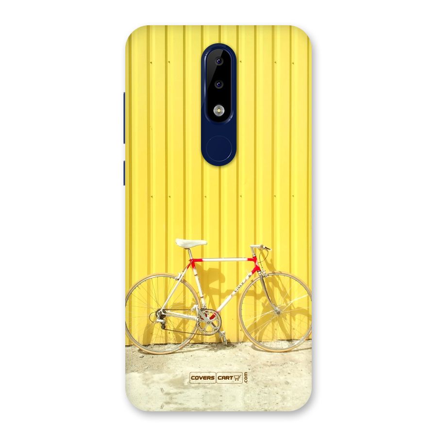 Yellow Cycle Classic Back Case for Nokia 5.1 Plus