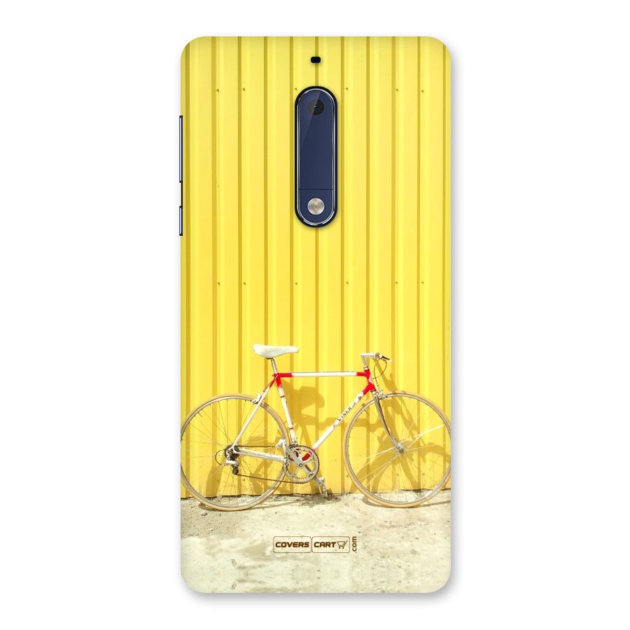Yellow Cycle Classic Back Case for Nokia 5