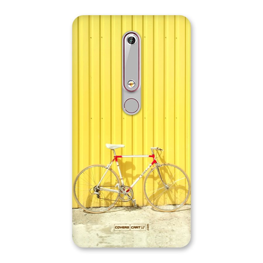 Yellow Cycle Classic Back Case for Nokia 6.1