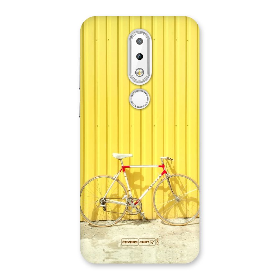 Yellow Cycle Classic Back Case for Nokia 6.1 Plus