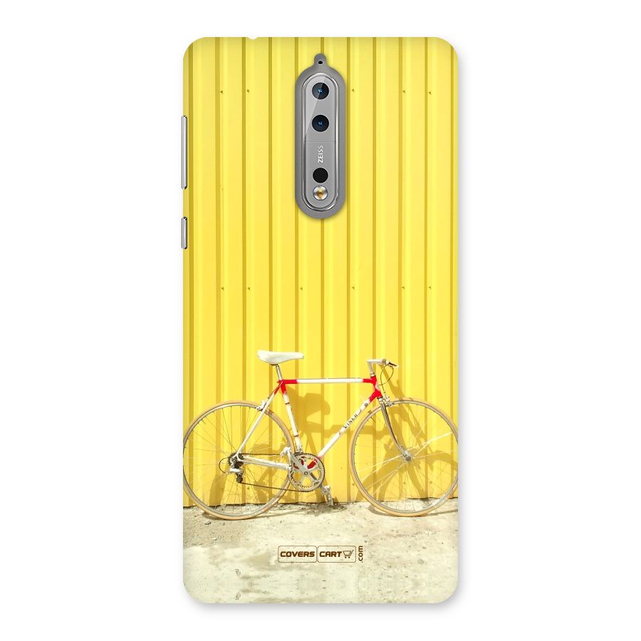Yellow Cycle Classic Back Case for Nokia 8