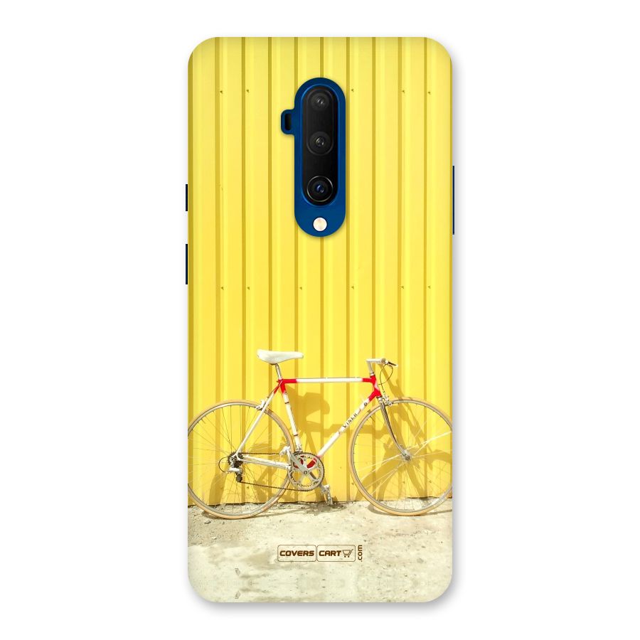 Yellow Cycle Classic Back Case for OnePlus 7T Pro
