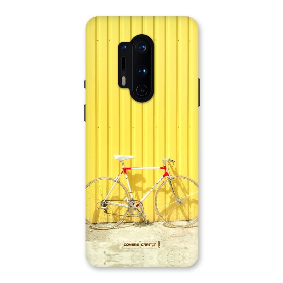 Yellow Cycle Classic Back Case for OnePlus 8 Pro