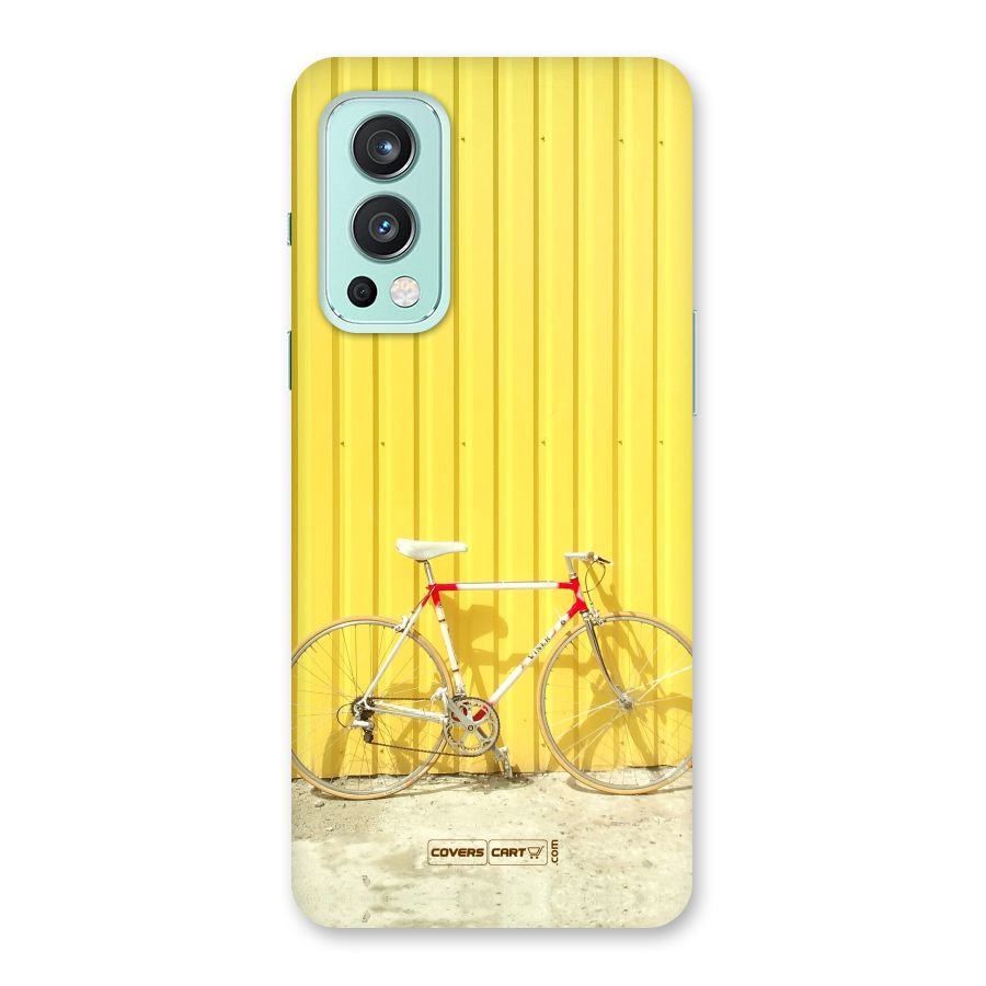 Yellow Cycle Classic Back Case for OnePlus Nord 2 5G