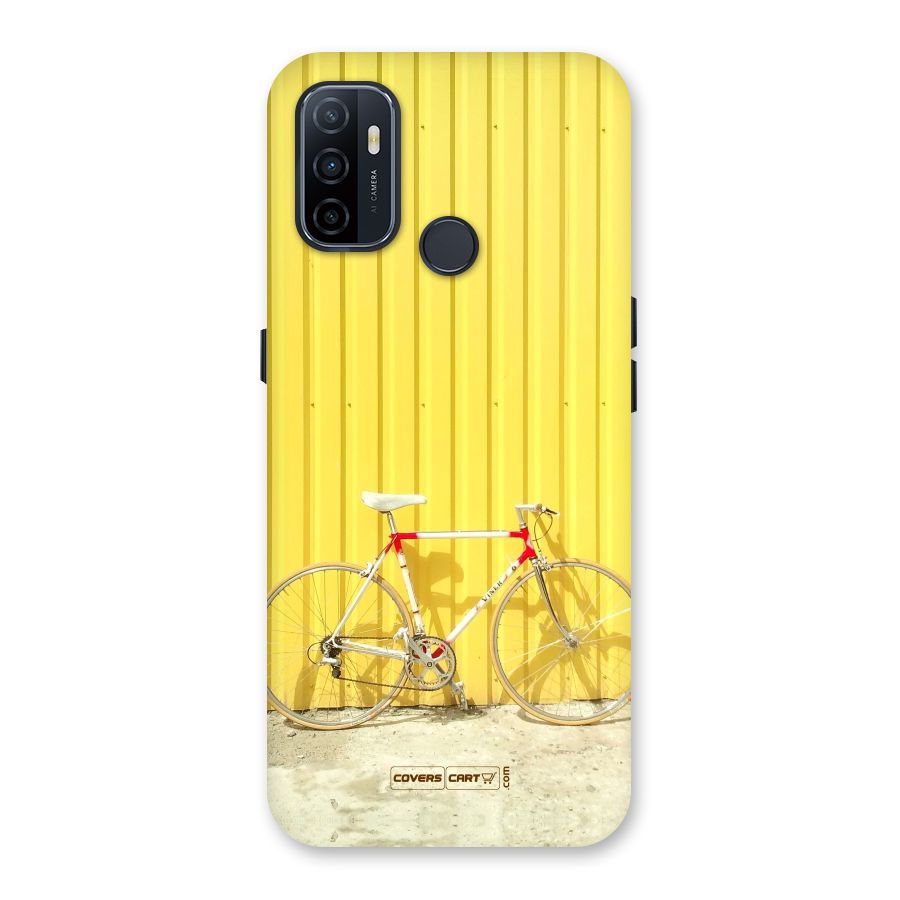 Yellow Cycle Classic Back Case for Oppo A32