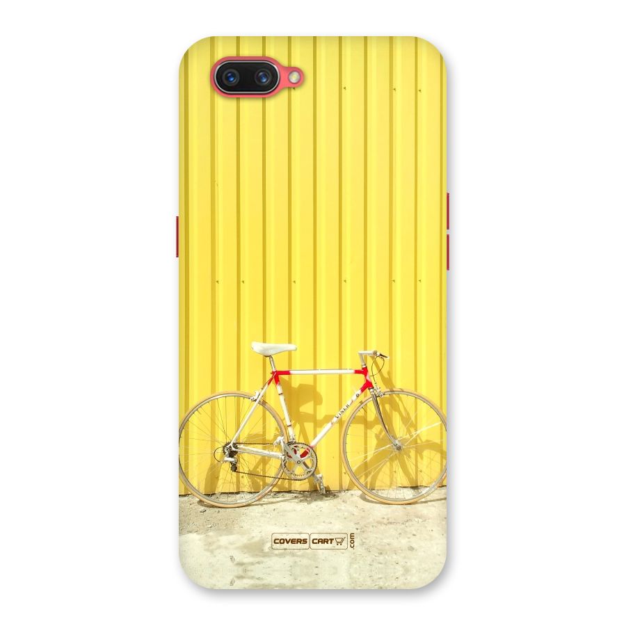 Yellow Cycle Classic Back Case for Oppo A3s