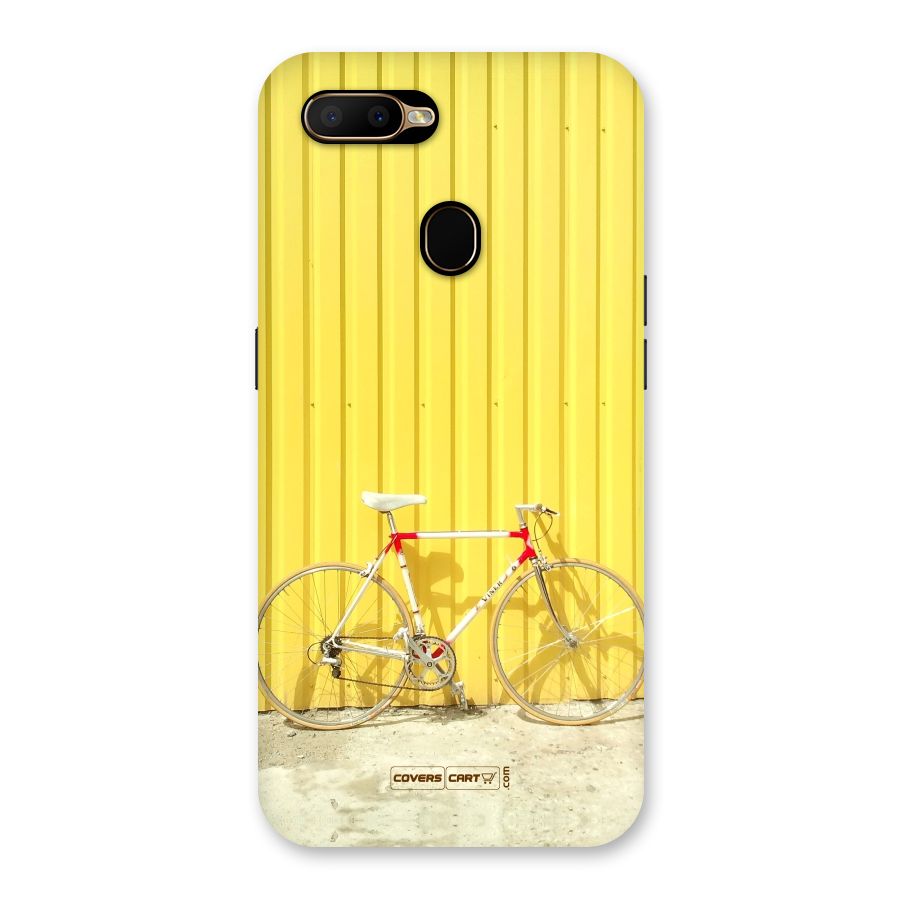 Yellow Cycle Classic Back Case for Oppo A5s