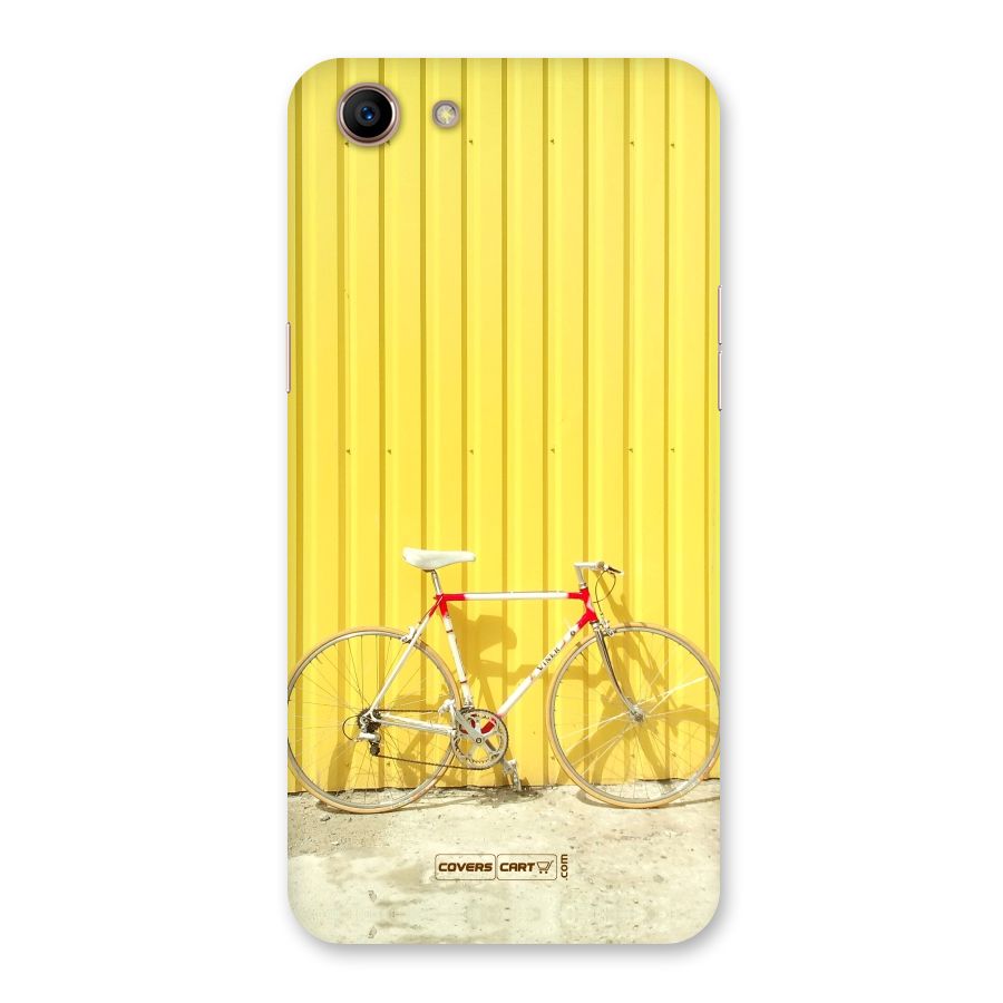 Yellow Cycle Classic Back Case for Oppo A83 (2018)