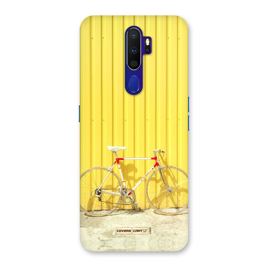 Yellow Cycle Classic Back Case for Oppo A9 (2020)