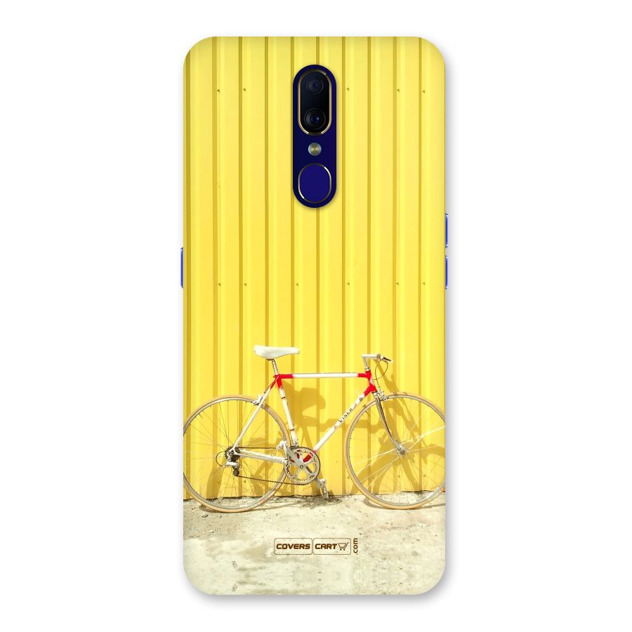 Yellow Cycle Classic Back Case for Oppo F11