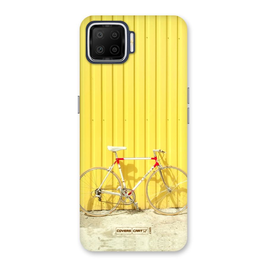 Yellow Cycle Classic Back Case for Oppo F17