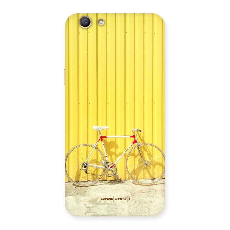 Yellow Cycle Classic Back Case for Oppo F1s
