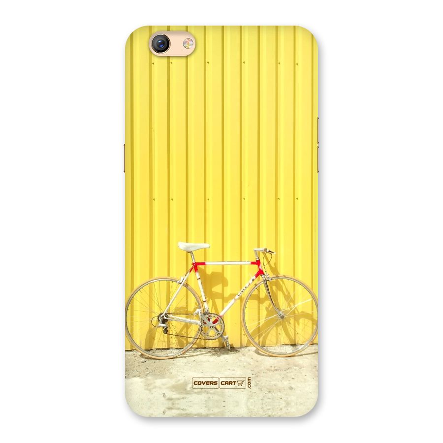Yellow Cycle Classic Back Case for Oppo F3 Plus