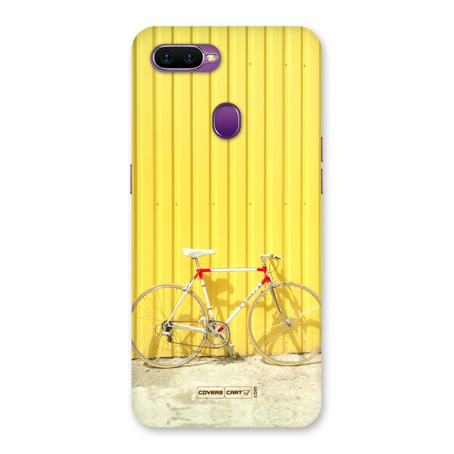 Yellow Cycle Classic Back Case for Oppo F9