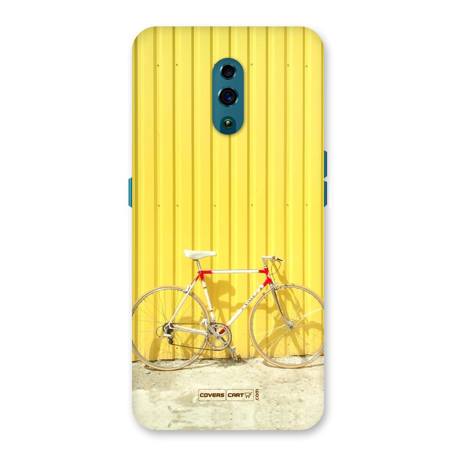Yellow Cycle Classic Back Case for Oppo Reno