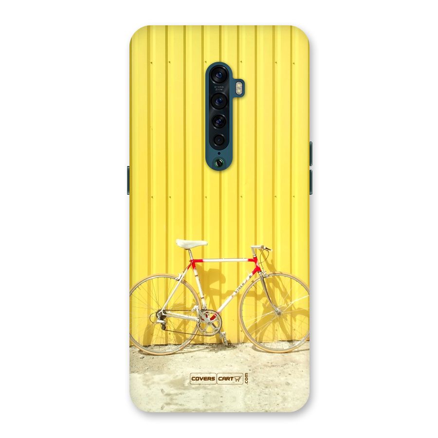 Yellow Cycle Classic Back Case for Oppo Reno2