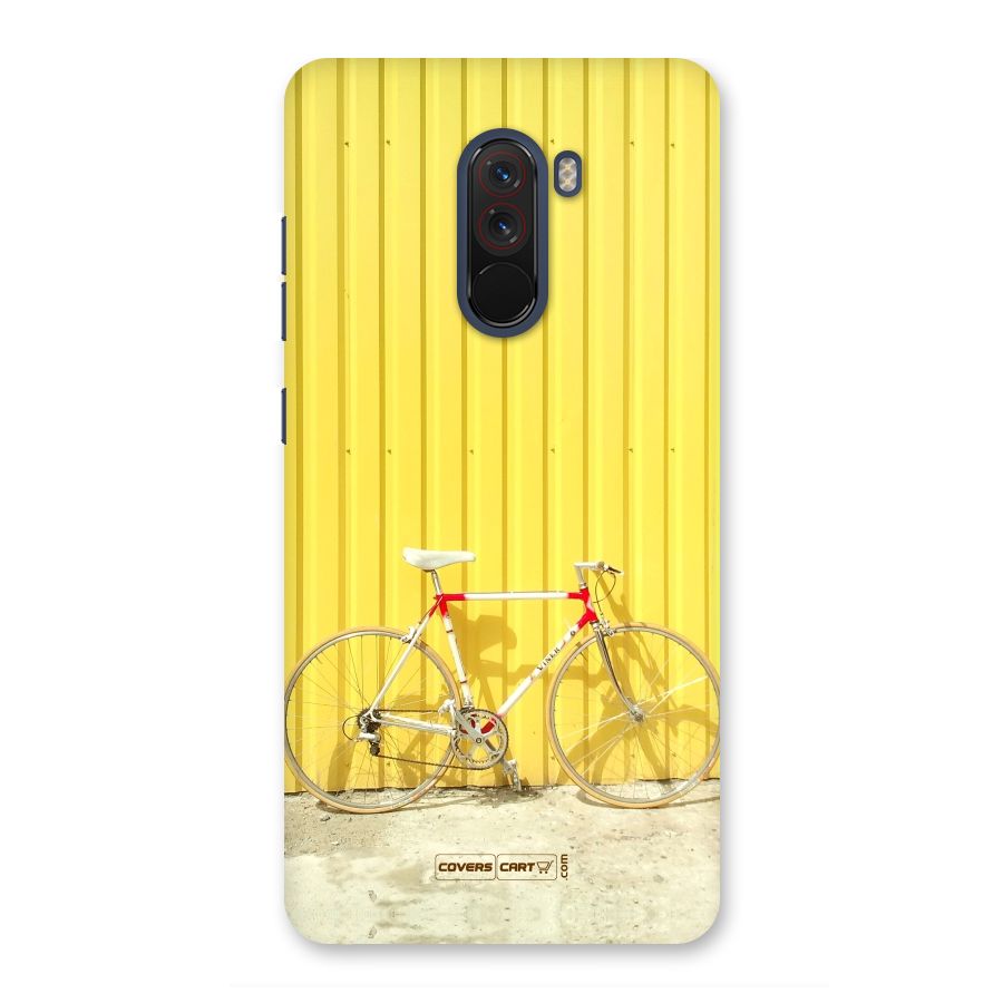 Yellow Cycle Classic Back Case for Poco F1