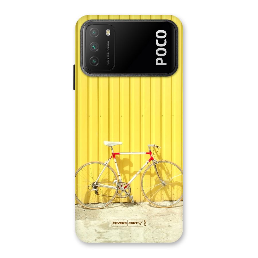 Yellow Cycle Classic Back Case for Poco M3
