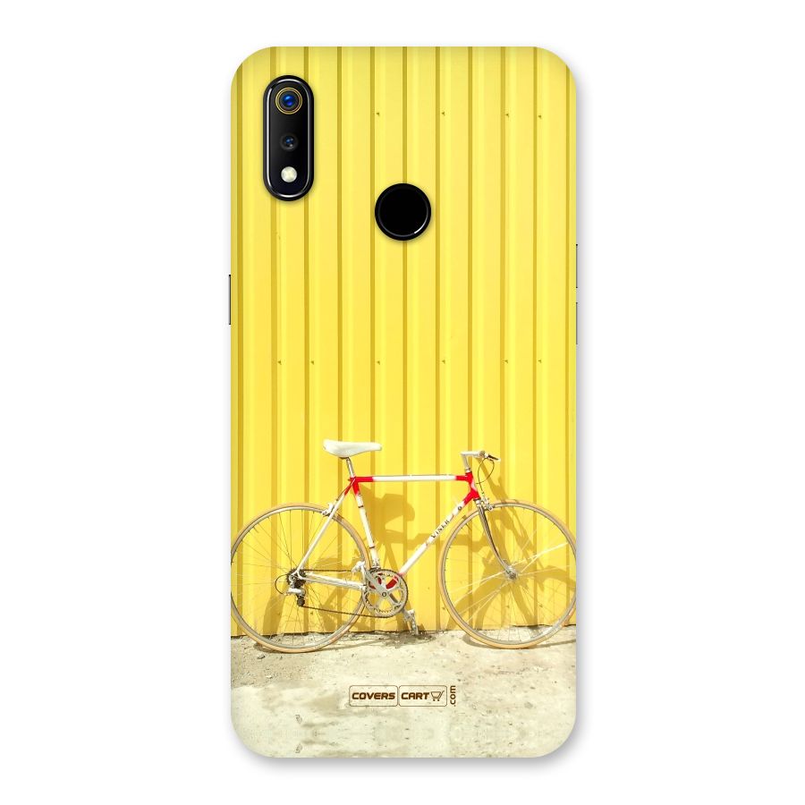 Yellow Cycle Classic Back Case for Realme 3