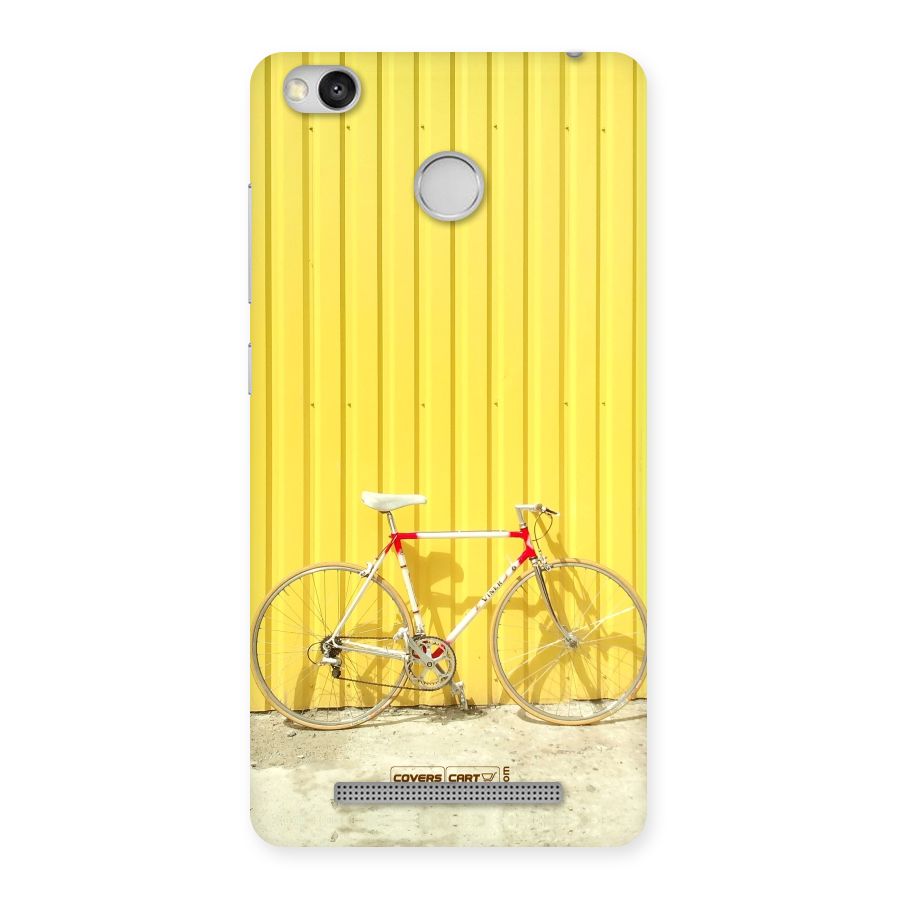 Yellow Cycle Classic Back Case for Redmi 3S Prime