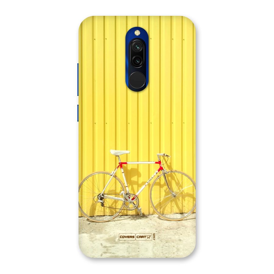 Yellow Cycle Classic Back Case for Redmi 8