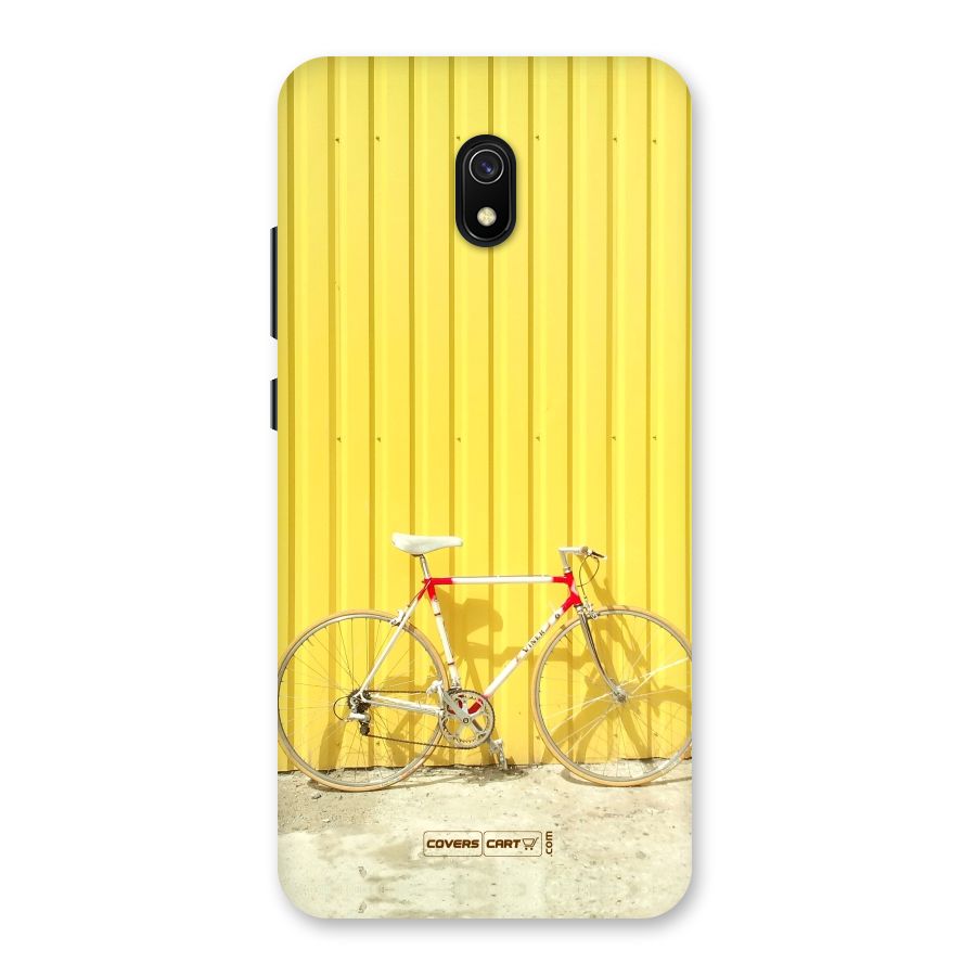 Yellow Cycle Classic Back Case for Redmi 8A