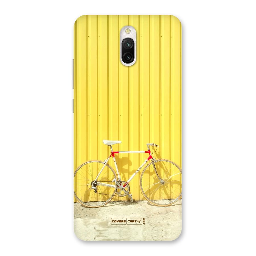Yellow Cycle Classic Back Case for Redmi 8A Dual