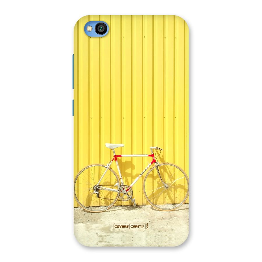 Yellow Cycle Classic Back Case for Redmi Go