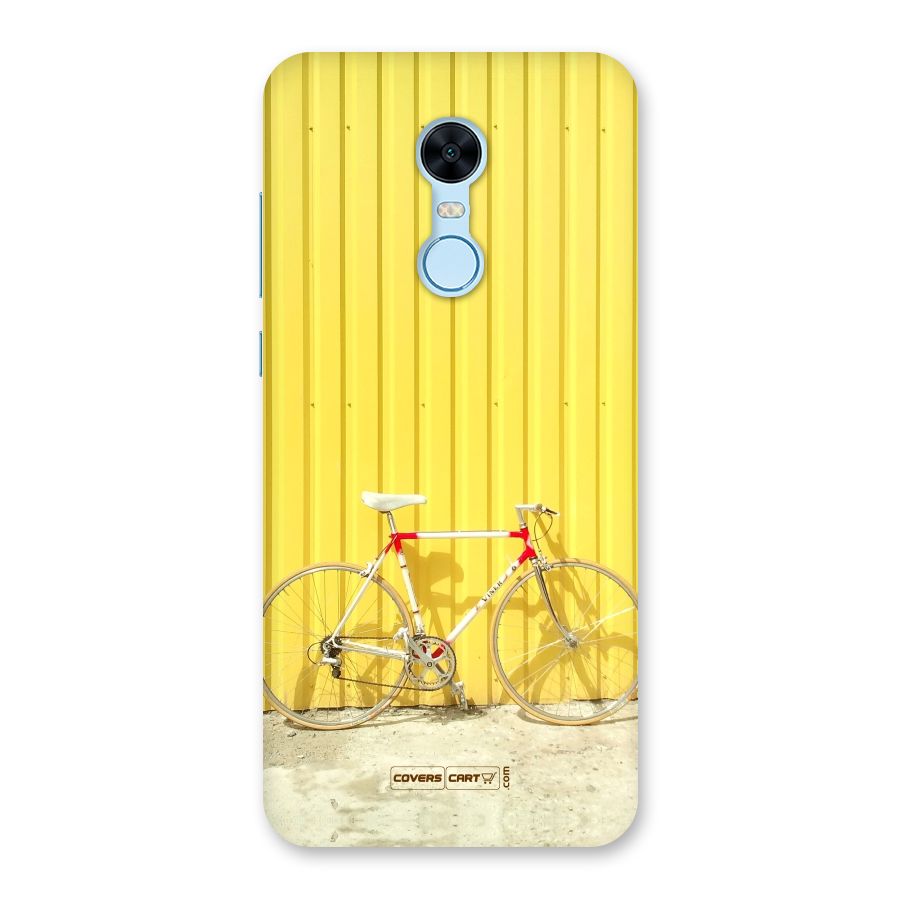 Yellow Cycle Classic Back Case for Redmi Note 5