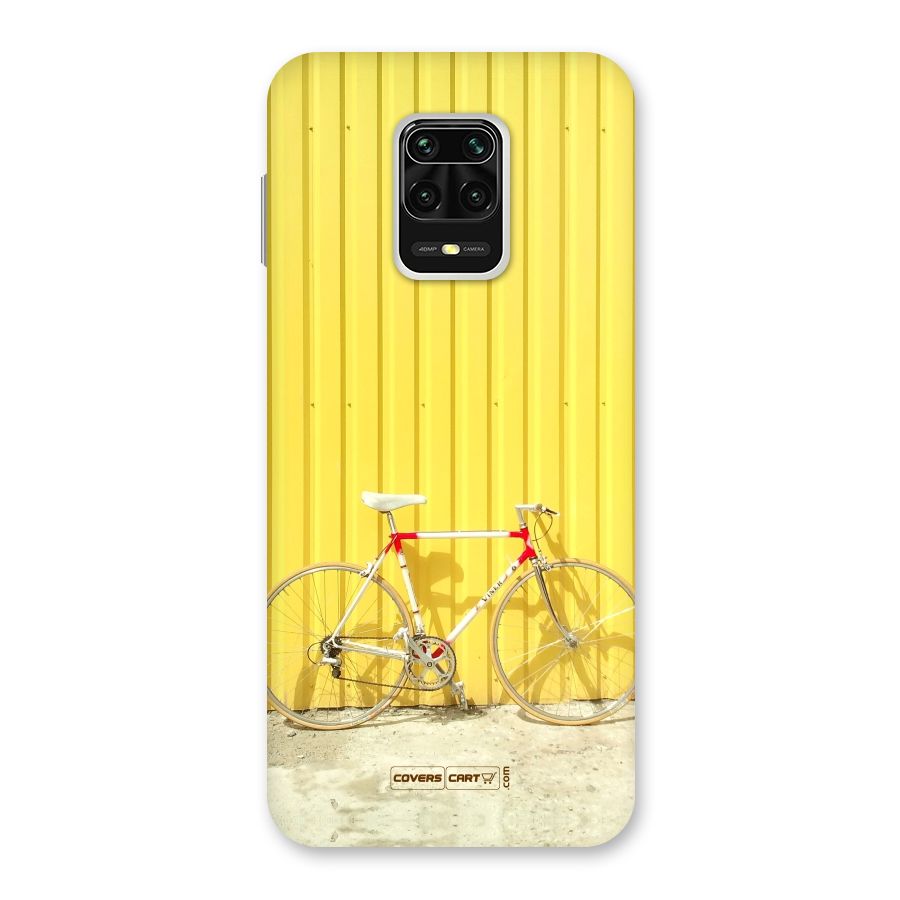 Yellow Cycle Classic Back Case for Redmi Note 9 Pro