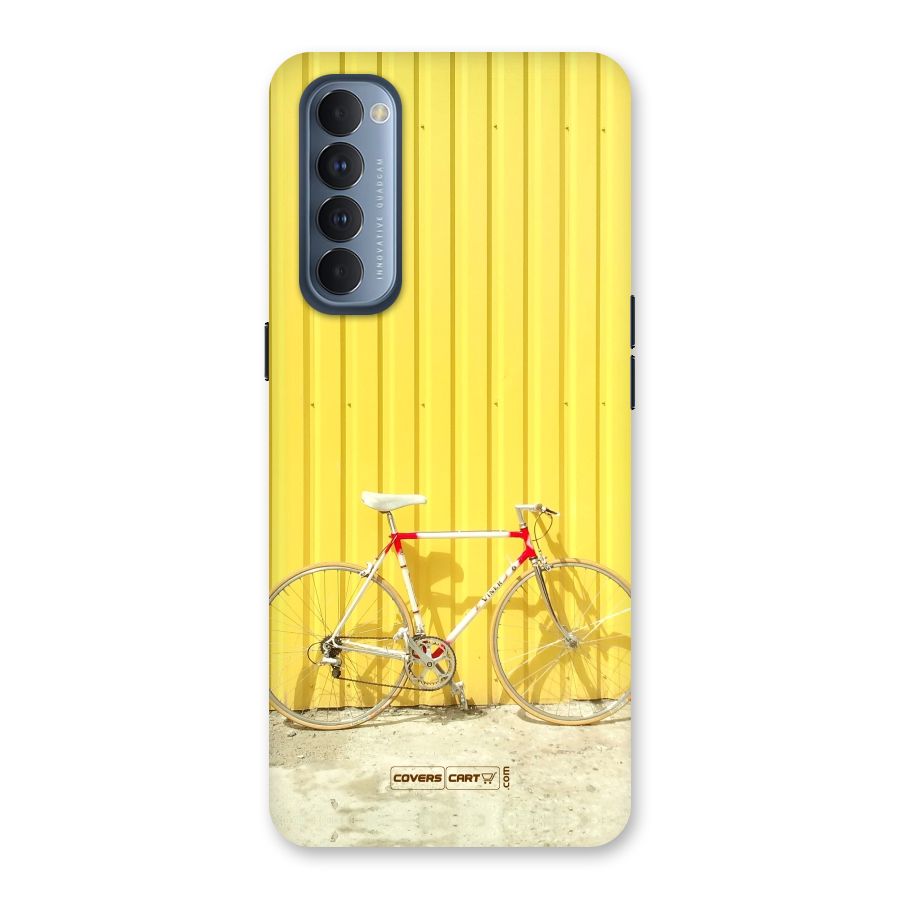 Yellow Cycle Classic Back Case for Reno4 Pro