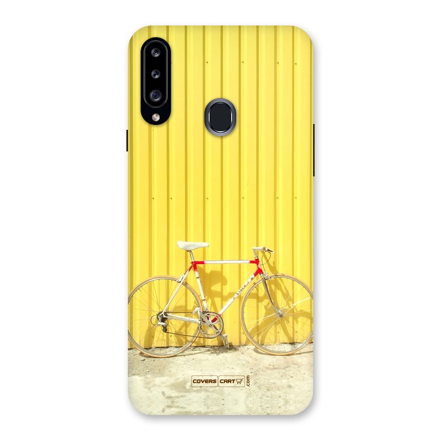 Yellow Cycle Classic Back Case for Samsung Galaxy A20s