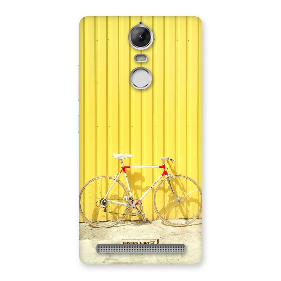 Yellow Cycle Classic Back Case for Vibe K5 Note