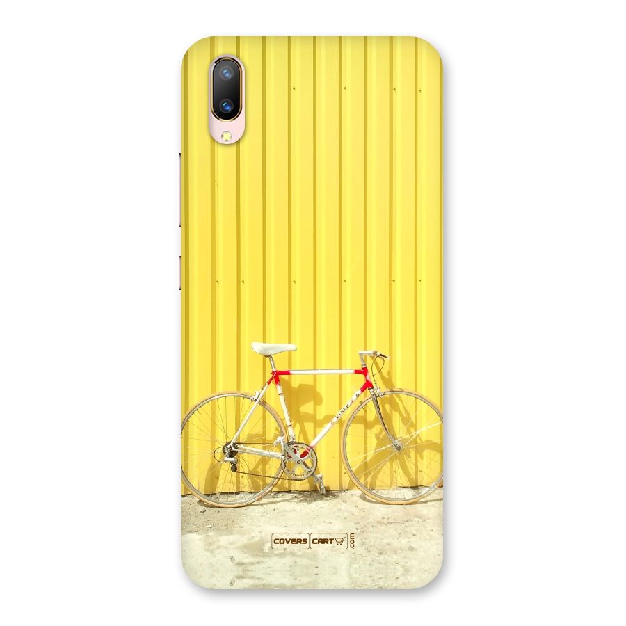 Yellow Cycle Classic Back Case for Vivo V11 Pro