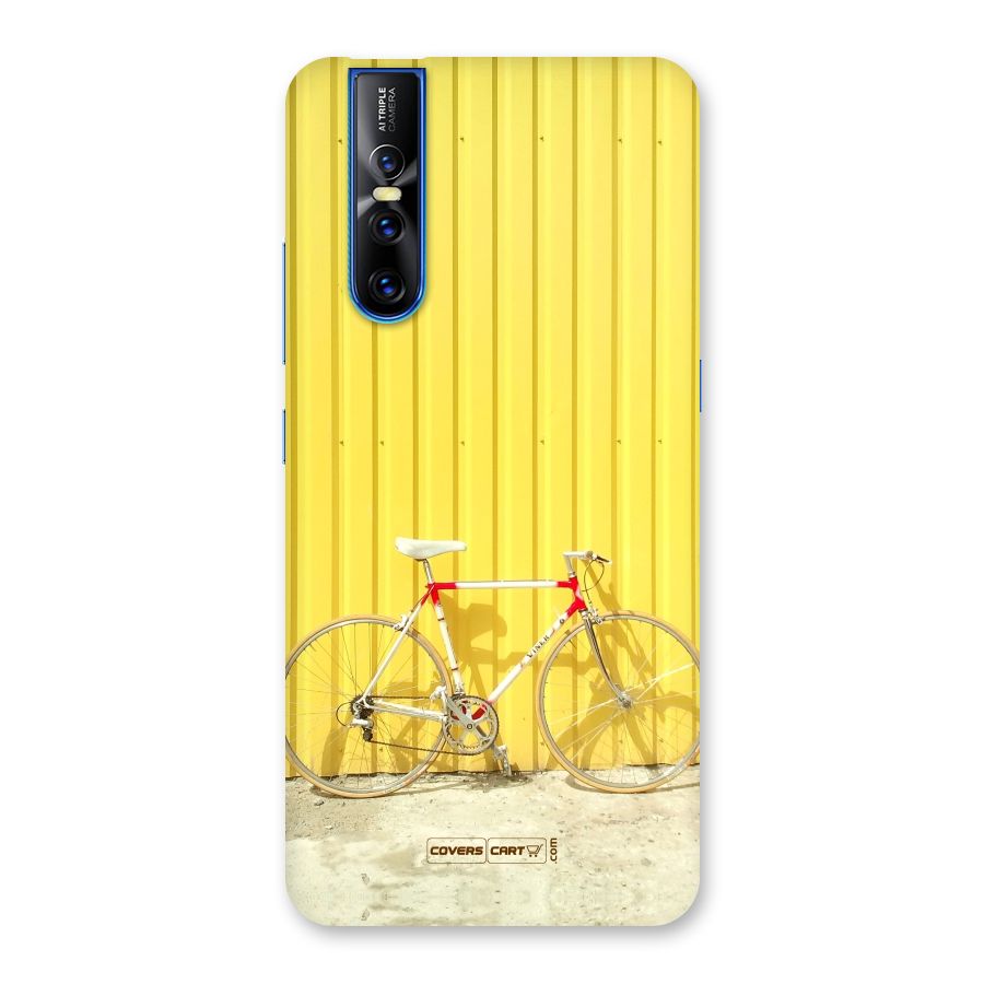 Yellow Cycle Classic Back Case for Vivo V15 Pro