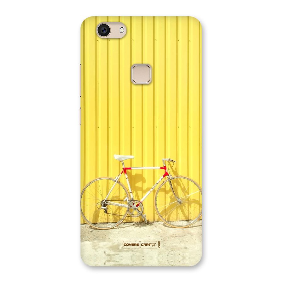 Yellow Cycle Classic Back Case for Vivo V7