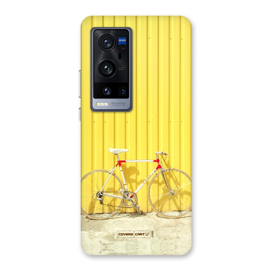 Yellow Cycle Classic Back Case for Vivo X60 Pro Plus