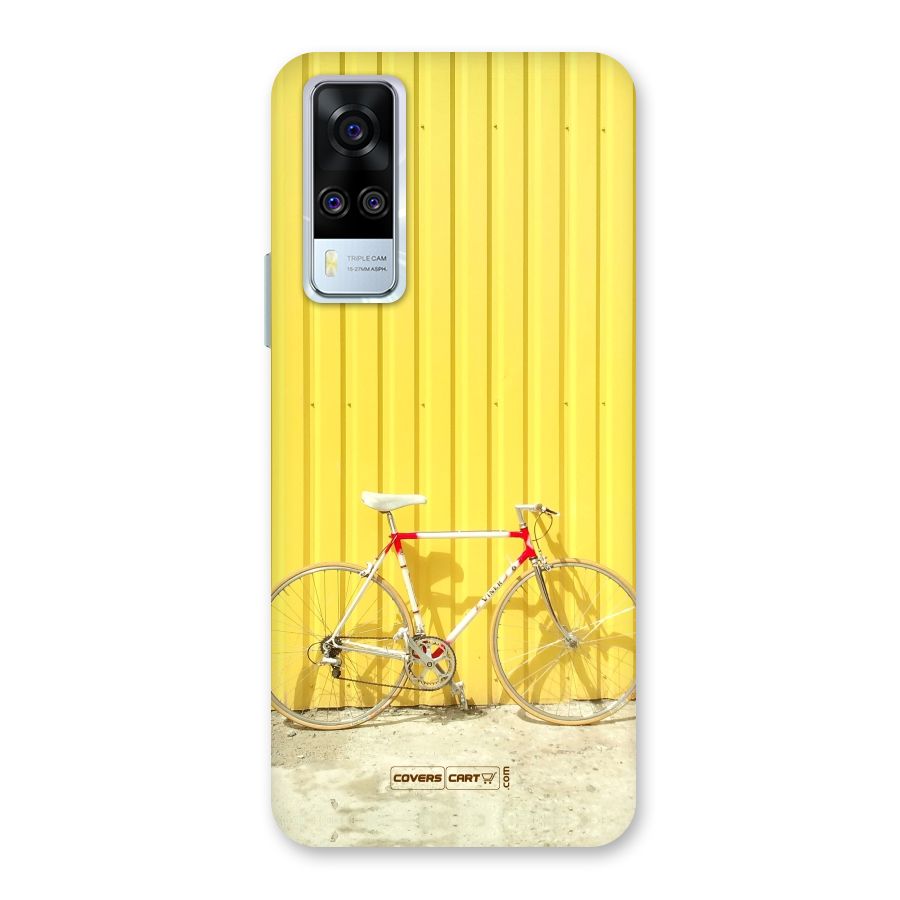 Yellow Cycle Classic Back Case for Vivo Y31