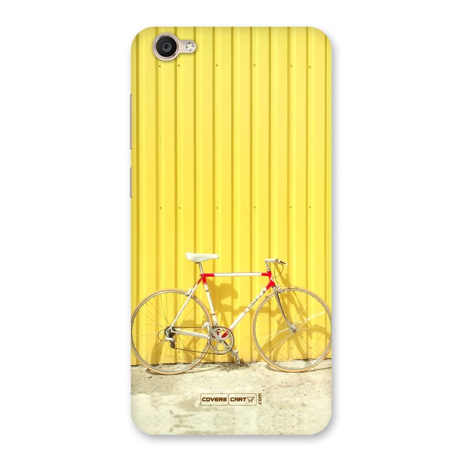 Yellow Cycle Classic Back Case for Vivo Y55