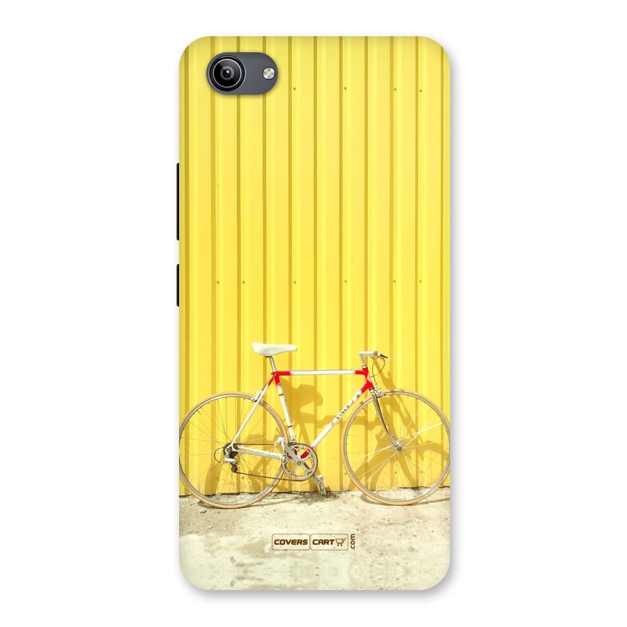Yellow Cycle Classic Back Case for Vivo Y81i