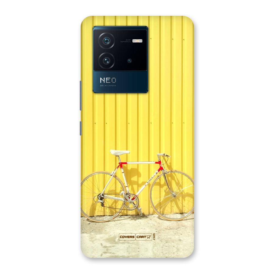 Yellow Cycle Classic Back Case for Vivo iQOO Neo 6 5G