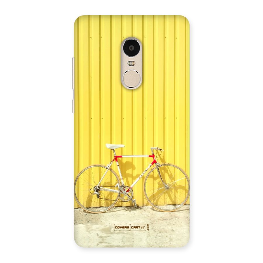 Yellow Cycle Classic Back Case for Xiaomi Redmi Note 4