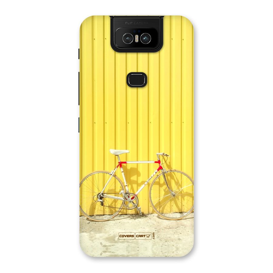 Yellow Cycle Classic Back Case for Zenfone 6z