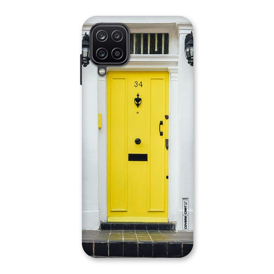 Yellow Door Back Case for Galaxy A12