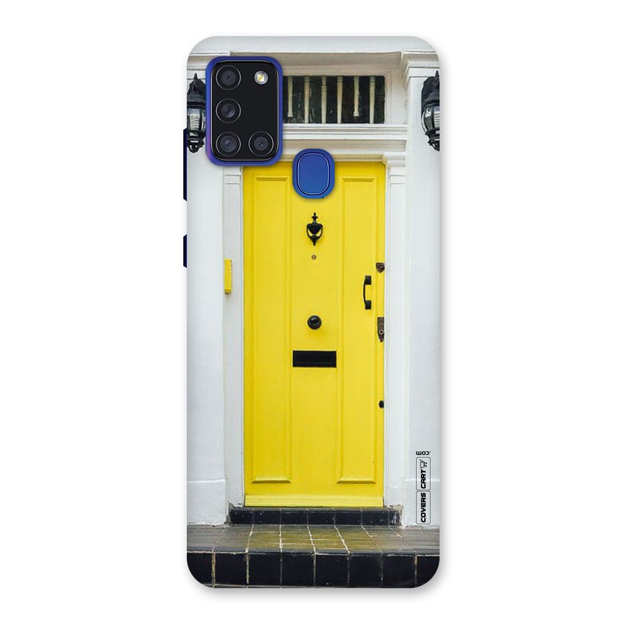 Yellow Door Back Case for Galaxy A21s