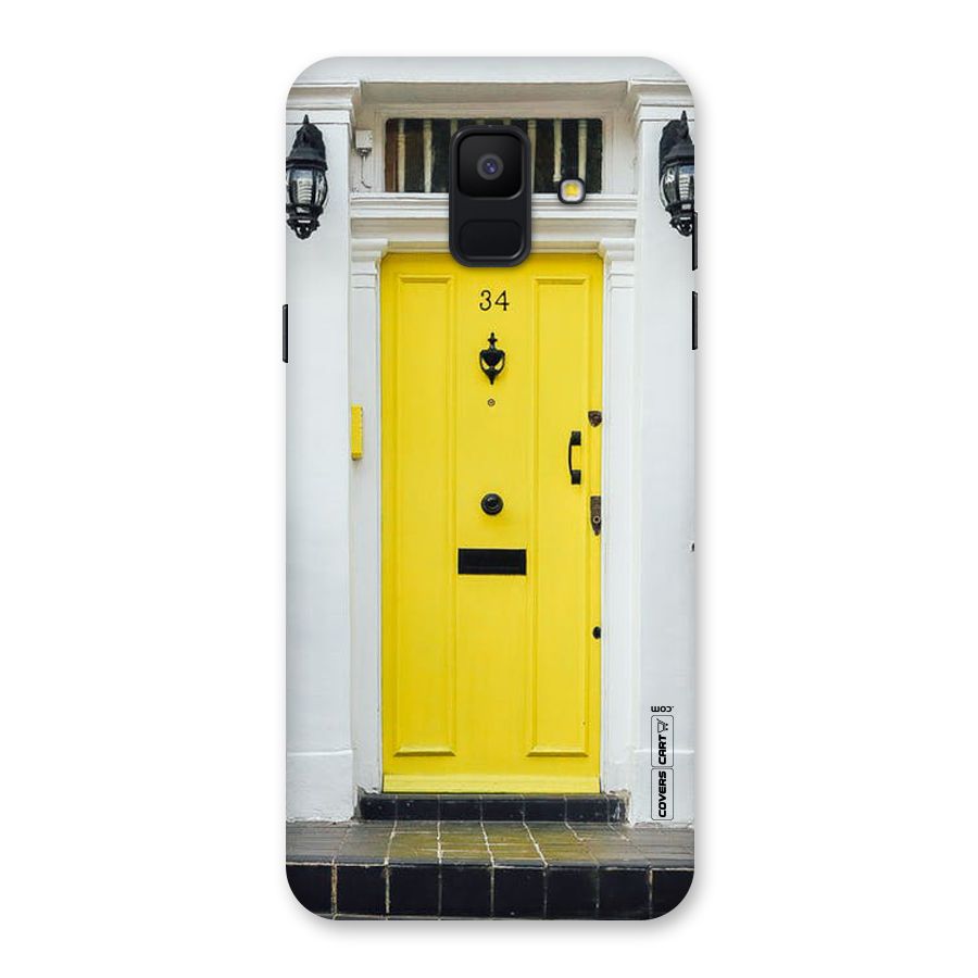 Yellow Door Back Case for Galaxy A6 (2018)