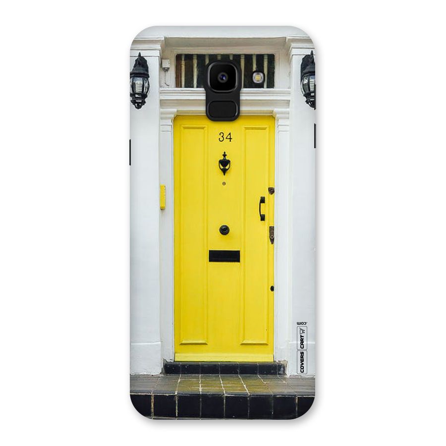 Yellow Door Back Case for Galaxy J6
