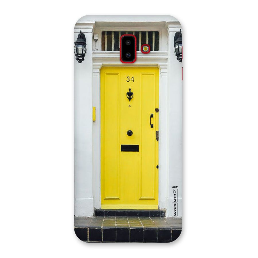 Yellow Door Back Case for Galaxy J6 Plus