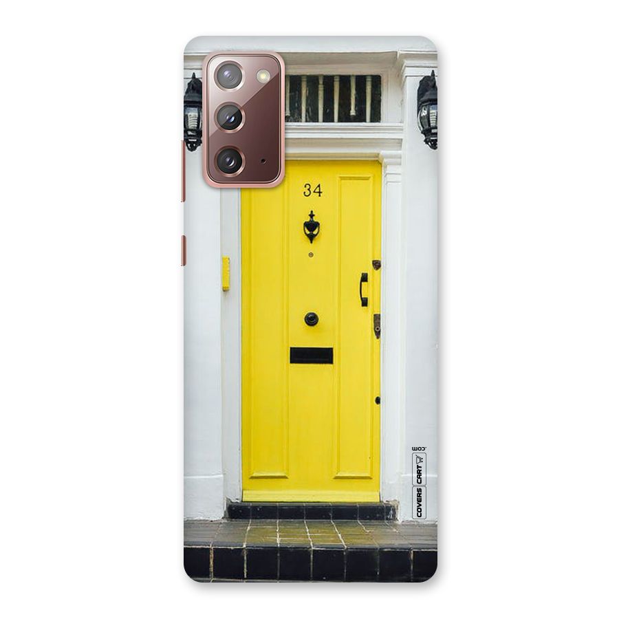 Yellow Door Back Case for Galaxy Note 20