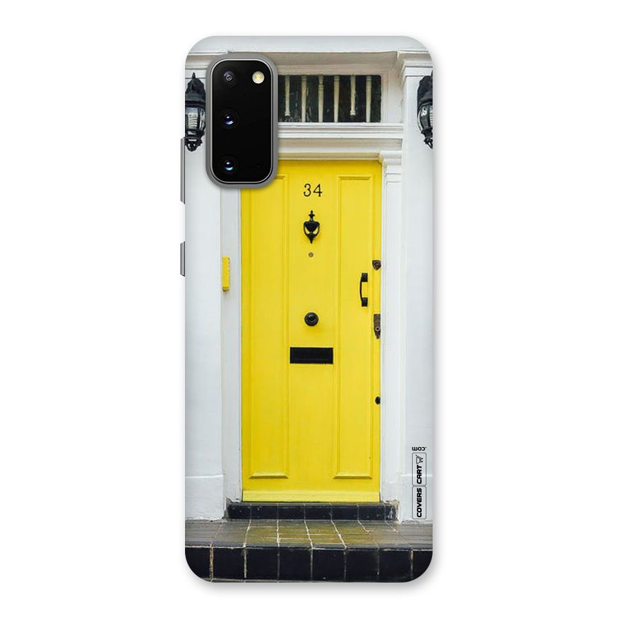 Yellow Door Back Case for Galaxy S20